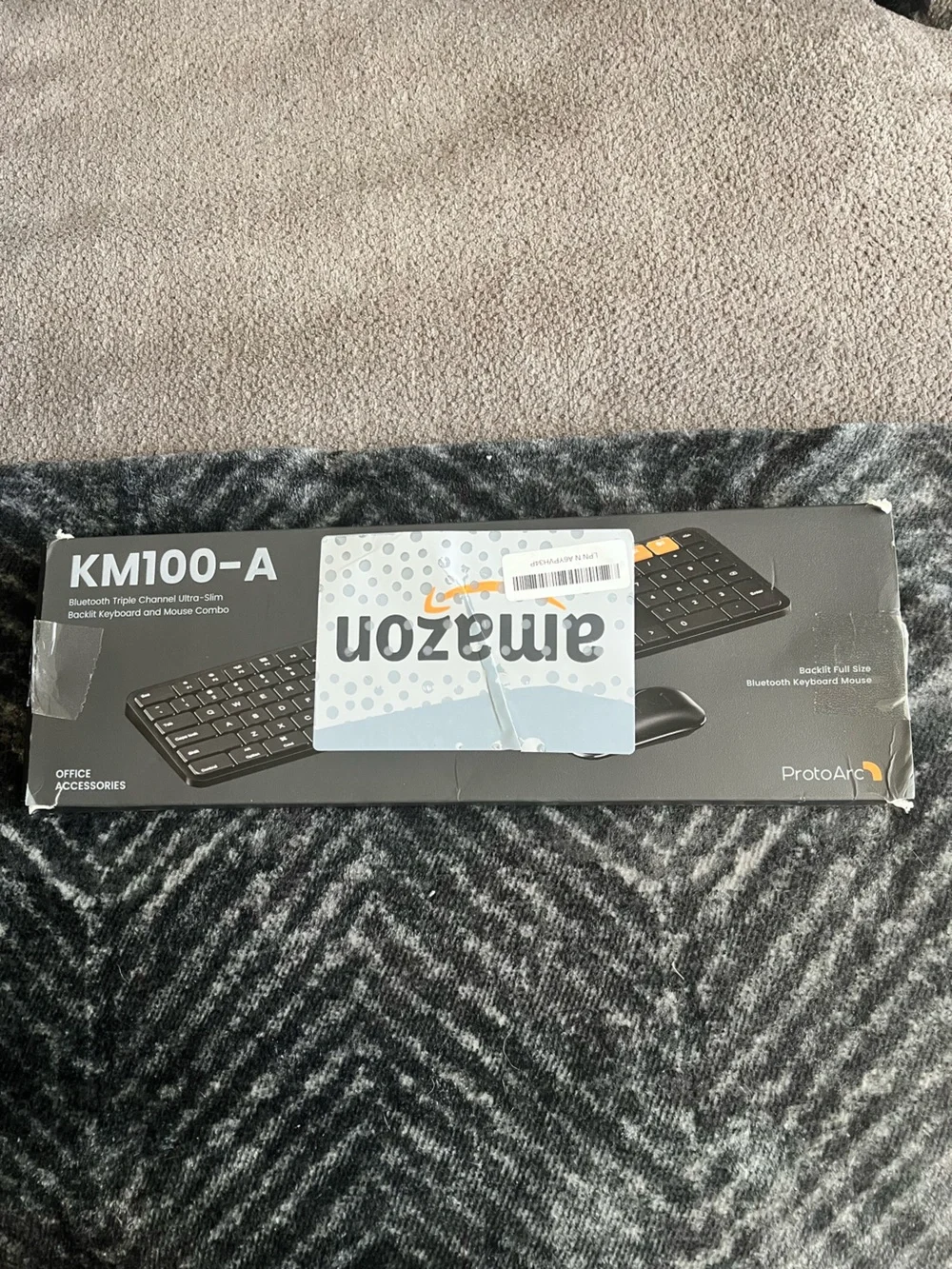 KM100-A Wireless Keyboard and Mouse Combo in Black